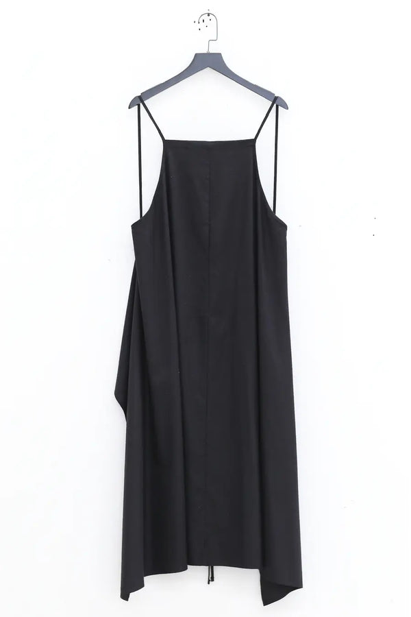 BASERANGE Apron Dress DRYU-WS-000 Black
